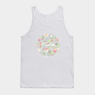 Watercolor Noodle bowl Tank Top